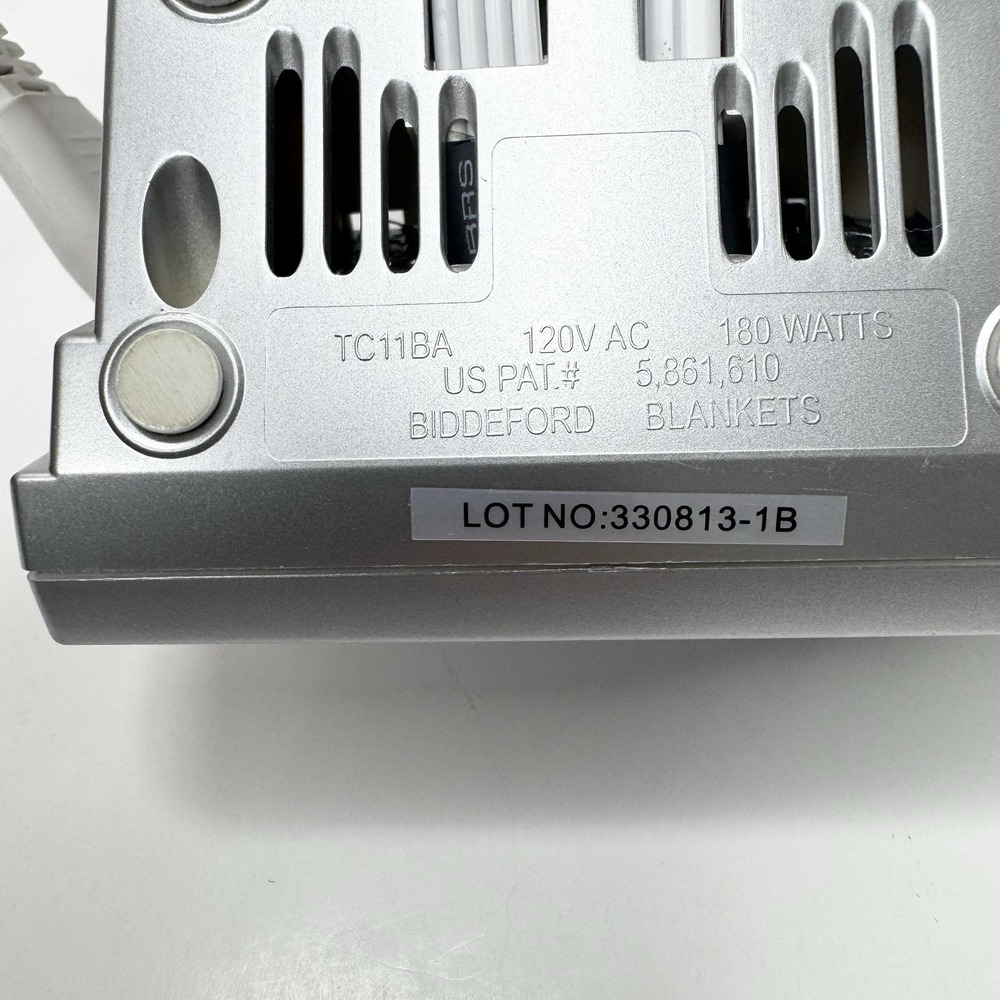 Biddeford Auto Off Electric Blanket Replacement Controller TC11BA 4-Pong Silver - Picture 7 of 11